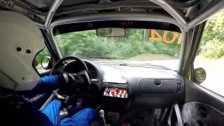 Hill climb Rahovets - Lyaskovets 09.07.2016 P. Obretenov Citroen Saxo crash