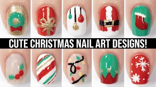 Christmas Nail Art 2023 🎄 Cute & Easy Christmas Nail Design Compilation!