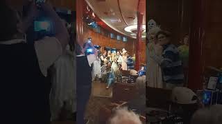 Costume contest on queen mary observation bar