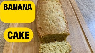 BANANA CAKE / HOW TO BAKE VANILLA CAKE / EFE FOOD KITCHEN