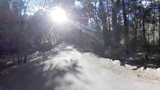 360 Degree Video - Walk to a big Waterfall in Yosemite National Park USA