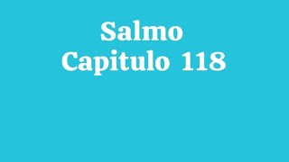 Salmo capítulo 118 versículos del 1-29