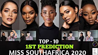 Miss Southafrica 2020 - 1ST PREDICTION (Top 10)