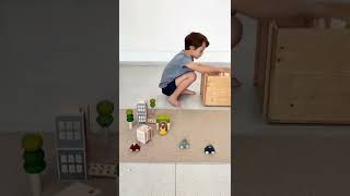 Building a Lubulona town! Wood Wood Toys is Canada’s wooden toy store.