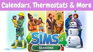 HEATWAVES, CALENDARS, THERMOSTATS & MORE | The Sims 4 Seasons