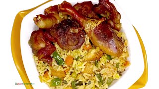 How To Make Coconut Fried Rice | So Delicious | Easy To Follow Recipe - Glory Homemaker