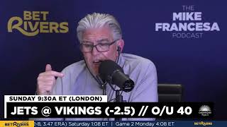 Francesa Football Friday - Week 5 NFL Predictions - Jets-Vikings, Giants-Seahawks