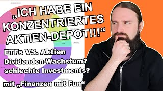 Von ETFs zu Einzel-Aktien, Dividenden-Wachstum-Strategie und schlechte Investments