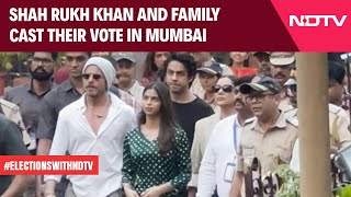 Maharashtra Polls | Shah Rukh Khan, Family Cast Their Vote In Mumbai