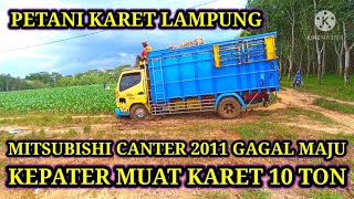 MITSUBISHI CANTER 2011 SUPER SPEED KEPATER MUATAN 10 TON KARET // Lampung Truck Video