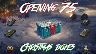 Opening 75 christmas lootboxes in World of Tanks