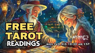 Live TAROT Readings for Monday, Feb 5, 2024 10:30 am CST