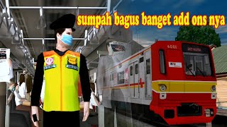 Share Add Ons Kereta Listrik TM 6001 Ada Penumpangnya Dan Viktur Lengkap