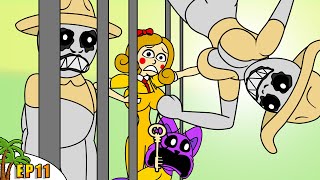 ZOOKEEPER and CATNAP in PRISON with EVIL ZOOKEEPER GIRL (poppy playtime & zoonomaly animation)