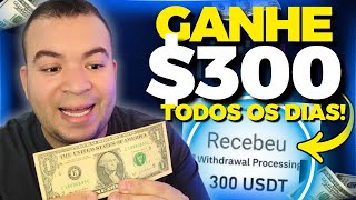 GANHE ATÉ $300 POR DIA COM SITE AUTOMÁTICO QUE PAGA EM DÓLARES! Como ganhar dinheiro