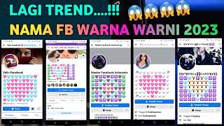 Lagi trend di fb ‼️ Cara buat nama fb warna warni font timbul unik keren 2023