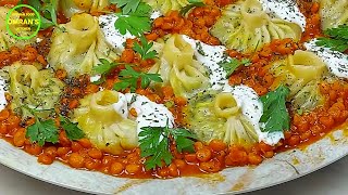 Dumplings Recipe: Beef Dumplings | منتو لذیذ و خوشمزه از گوشت گوساله