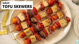 🍢 Baked Tofu Skewers