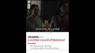 Chronicle -  Meaning, Pronunciation, Usage | Learn English with TV Shows