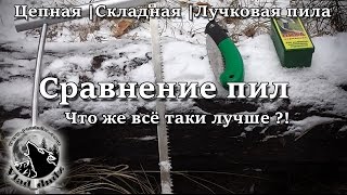 Цепная |Складная |Лучковая пила - что выбрать