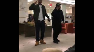 Nicki Minaj meets Fly Boi Nate in Barney's