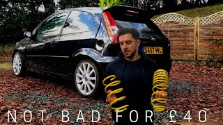 Lowering my ST150 with £40 Springs off Facebook