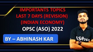 Last 7 Days Economics Important Topic for Revision Opsc(Aso) #aso #opsc  #aso #historyforopsc#aso