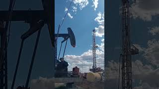 Буровая вышка.Станок качалка.Oil and gas