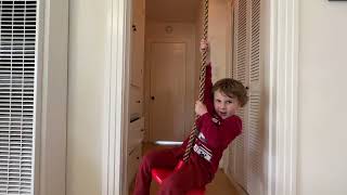 Indoor Doorway Swing Set By Just Smile! Tons Of Fun!- Let Sterling Play