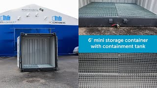 6' mini storage for hazardous substances