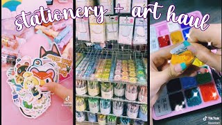 Stationery and Art Haul TikTok Compilation ✨ #1 | Vlogs from TikTok