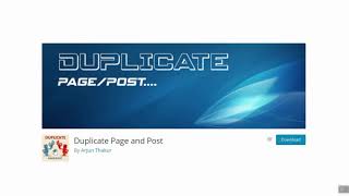 کپی (داپلیکیت) کردن برگه ها و پست ها در وردپرس با افزونه Duplicate Page and Post