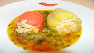 🌶️СОЧНЫЕ ПЕРЦЫ ФАРШИРОВАННЫЕ ИНДЕЙКОЙ И БУРЫМ РИСОМ СУПЕР ВКУСНЫЙ РЕЦЕПТ Как ПРИГОТОВИТЬ БЕЗ ТРУДА🌶️