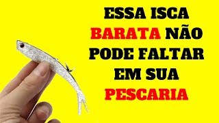 🐟ISCA ARTIFICIAL DE SILICONE IDEAL PARA PESCA EM MAR E RIO,ESSA ISCA BARATA É MUITO EFICIENTE