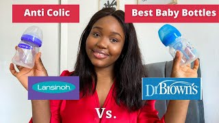 Dr Browns VS Lansinoh || Best Baby Bottles Review