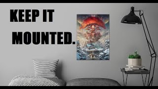 How to keep your displate poster from falling off the wall