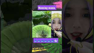 mancing mania mantap nih langsung ada tempatnya ⁉️dapet ikan taro di daun teratai deh#shorts #viral