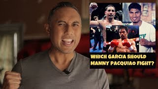 Manny Pacquiao to fight which Garcia?