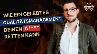 Wie dir Qualitätsmanagement den A**** rettet (ISO 9001 - Brand- und Arbeitsschutz)