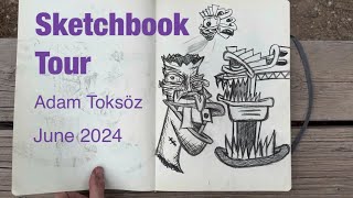 Tour my 2024 sketchbook