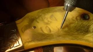 Scrimshaw Demonstration - Beautiful Face/Under Water Dreamer