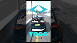 TOGG HASAR , KAZA VE HIZLANMA TESTİ BEAMNG DRİVE #beamng #togg #crash #kaza #hasar #test #çarpişma