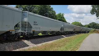 (AWESOME) CSX #5423 Leads Manifest Through Iron Station NC