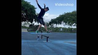 FAKIE HEELFLIP TO BOARDSLIDE! #skateboarding #shorts