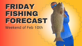 Friday Fishing Forecast for the weekend of Feb 10th!