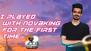 Playing BGMI with @Novaking for the first time | conquerer lobby | #novaking #bgmilive