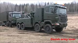 Danish army new trucks Scania