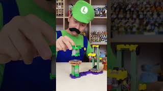 I will make you a set of Luigi with Lego #lego #luigi #shorts