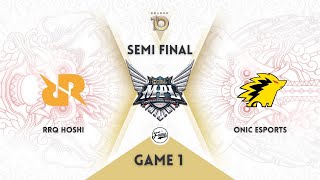 RRQ Hoshi vs ONIC Esports Game 1 | RRQ vs ONIC Semifinal MPL S10