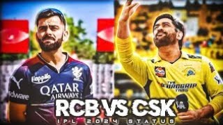 CSK vs RCB IPL 2024 FIRST MATCH STATUS 💛❤ IPL BIG GREATEST RIVALRY 🥵 | 1st match BC editz